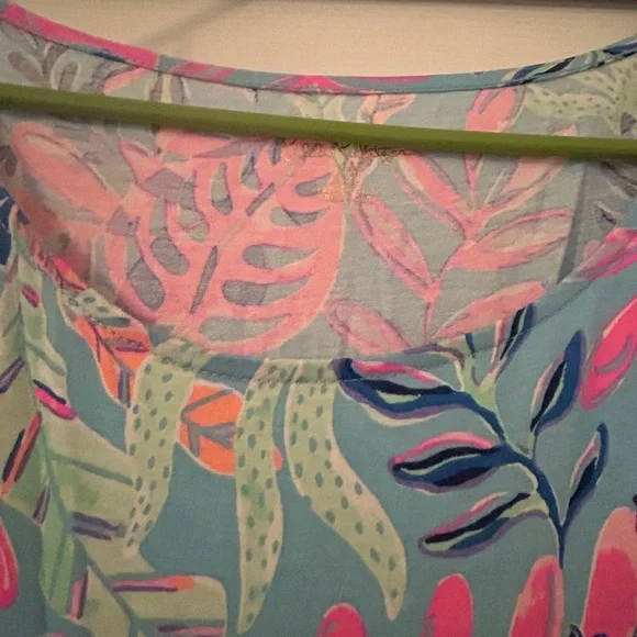 Lilly Pulitzer Colorful Leaf Print Dress - Picture 4 of 4